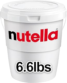 Nutella Hazelnut Spread Food Service Tub, Baking Supplies, Great For Restaurants And Bakeries, Two Bulk Tubs, 13.2 Lb Total