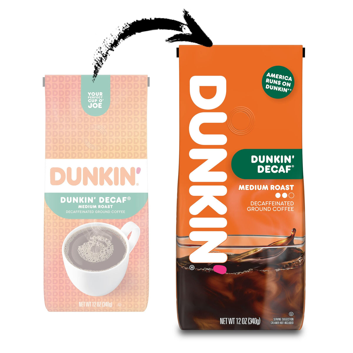 Dunkin' K Cups Original Blend / 12 Ounce (Pack of 6) / 1 Ground Coffee