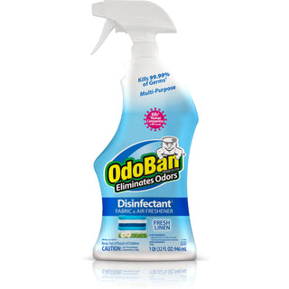 Ready-to-Use Disinfectant and Odor Eliminator by OdoBan – 32 Fl Oz (Pack of 1), Clear, Model 910701-Q6