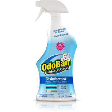 Ready-to-Use Disinfectant and Odor Eliminator by OdoBan – 32 Fl Oz (Pack of 1), Clear, Model 910701-Q6