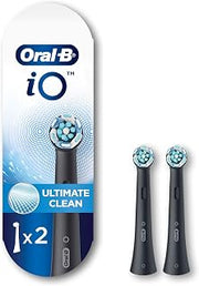 iO Series Ultimate Clean Electric Toothbrush Replacement Brush Heads for an Oral-B Electric Toothbrush, 2 Count, Black