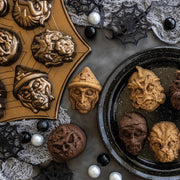 Monster Mask Cakelet by Nordic Ware – 4 Cup Capacity, 4.0 cups, Aluminum, Bronze, Model 95948
