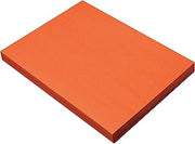 Prang Construction Paper, Stack, One Color, Standard Weight | Orange, 9" x 12", 100 Sheets, Project Paper, Classroom, Kids, Art Projects