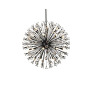 Vera 32 Light Pendant by Lighting Design – Metal, Clear, Model 2550D44BK