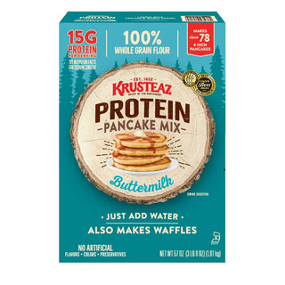 Protein Pancake Mix 60 oz by Krusteaz – 60 Ounce (Pack of 1)