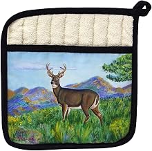 Betsy Drake PT239 Deer in Mountains Pot Holder