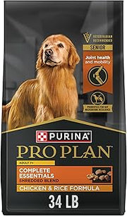 Purina Pro Plan Complete Essentials Senior Dry Dog Food, Chicken, 34 lb Bag