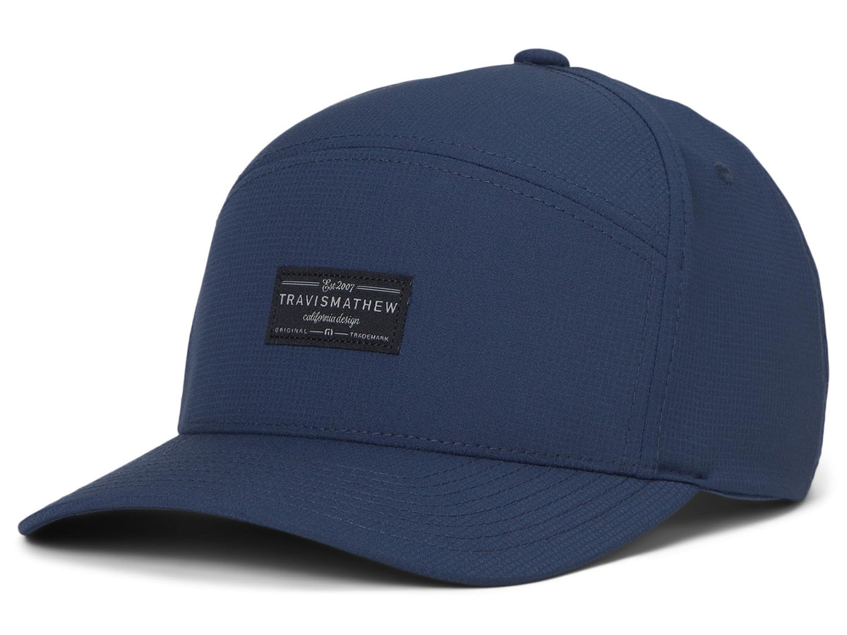 Wanderlust Hat by TravisMathew – Polyester Blend, Mood Indigo, Model A42297