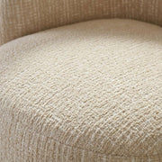 Beige Sand Dollar Swivel Accent Chair for Living Room by Starlight Canyon Home – 100% Polyester (S), Beige
