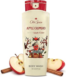 Old Spice Body Wash for Men, Fallidudes Edition, 24/7 Frightful Freshness, Long Lasting Cleanse & Refresh, Apple Crumbro with Apple Cider Scent, 16 oz