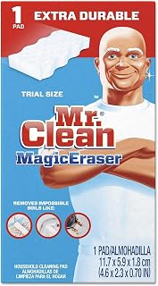 Mr. Clean Magic Eraser Extra Power, 4 3/5 inch x 2 2/5 inch, 7/10 inch Thick, White, 30/Carton