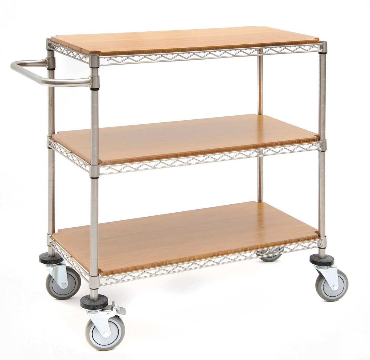 HUBERT Silver - 48"L x 24"W / Silver / 1 Utility Carts