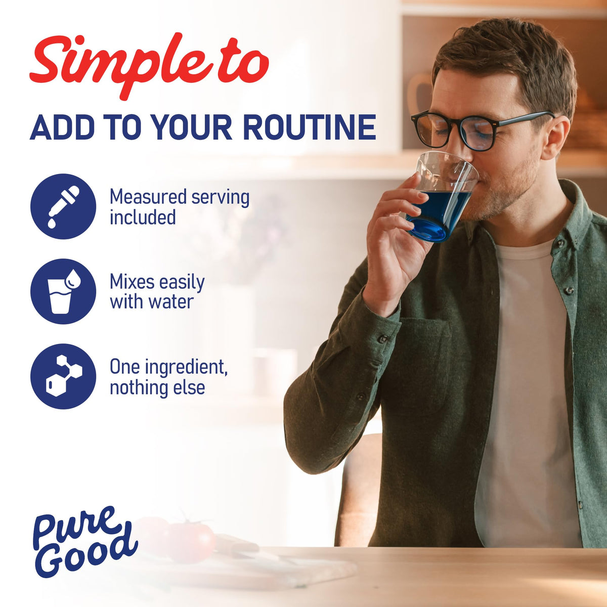 PureGood 1 / 60mL / Blue Organic Reagents
