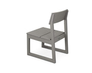 ® Edge Dining Side Chair in Slate Grey by Polywood – High Density Polyethylene (HDPE), Slate Grey, Model EMD100GY