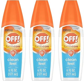 OFF! Family Care, Insect Repellent II Clean Feel, 6 oz (Pack of 3)