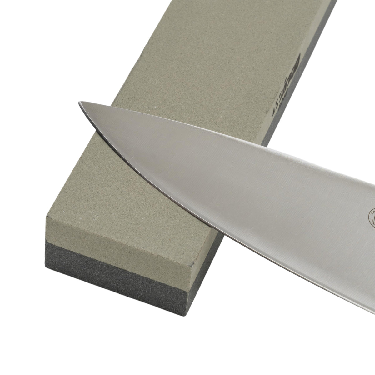 8" Carbonized silicone Sharpening Stone by Winco – Medium, Silicone, Black, Gray, Model SS-821