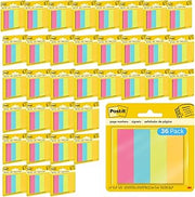 Post-it Page Markers, Assorted Brights, Model 6714AU, 36-Pack