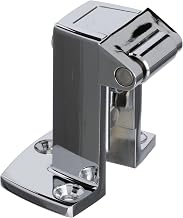 Component Hardware W19-Y003 3/4" to 1-5/8" Chrome Adjustable Strike | For W19 Series Walk-in Cooler Door Safety Latch