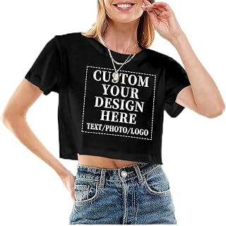Crop Tops for Women Personalized Summer Shirts