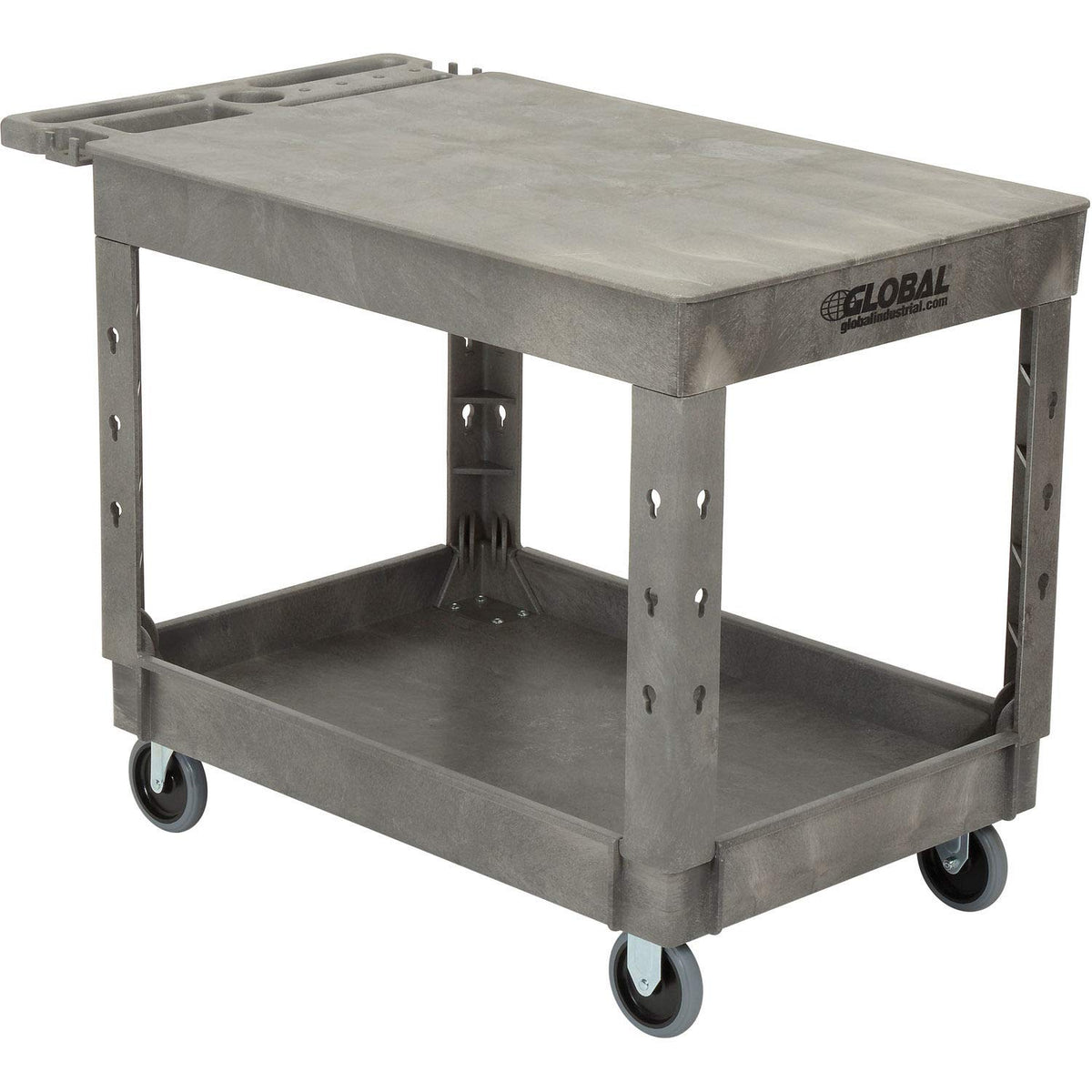 Global Industrial Gray / 45"L x 25.5"W x 32.5"H / Industrial Utility Carts