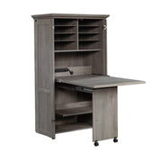 Sauder Mystic Oak / Armoire / L: 35.112" x W: 21.81" x H: 61.58" Sewing Cabinets