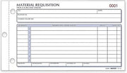 Rediform Material Requisition Book, Carbonless, 2 Part, 4.25 x 8.5 Inches, 50 Forms (1L114)
