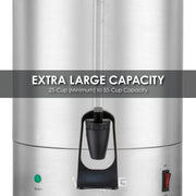 Waring 55-Cup / 55 Cup Capacity / Silver Coffee Urns