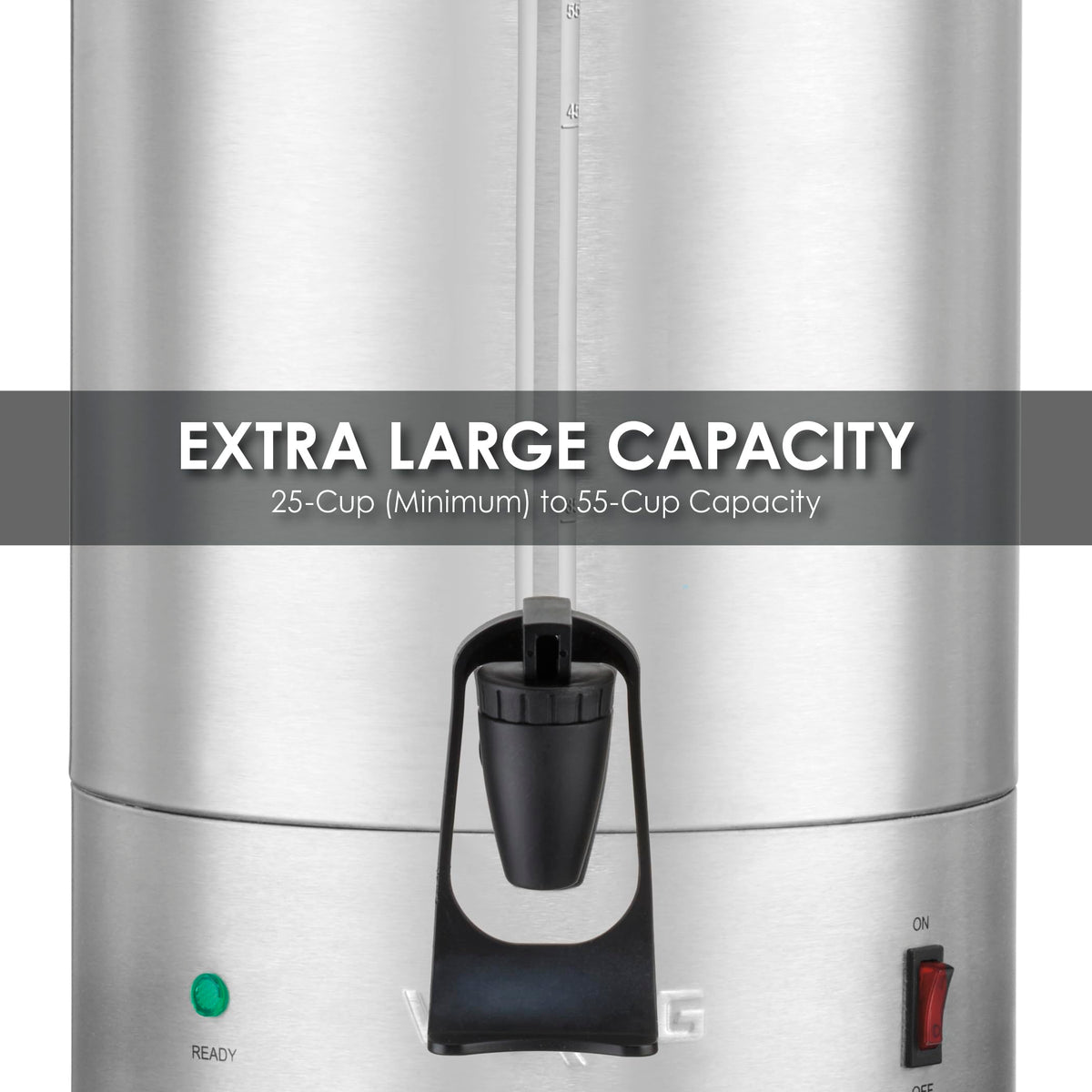 Waring 55-Cup / 55 Cup Capacity / Silver Coffee Urns