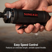 1/4" Drive 1HP Super Die Grinder by Sunex Tools – Die Grinder, Metal, Black Composite, Model SX5210