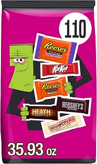 HERSHEY'S Assorted Flavored, Candy Bulk Bag, 35.93 oz (110 Pieces)