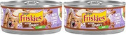Friskies Purina Wet Cat Food Pate with Turkey in Savory Gravy - 5.5 oz. Cans,(Pack of 48)