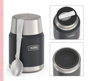 THERMOS Dark grey / graphite mat / 470 ml / 470.0 milliliters Insulated Food Jars
