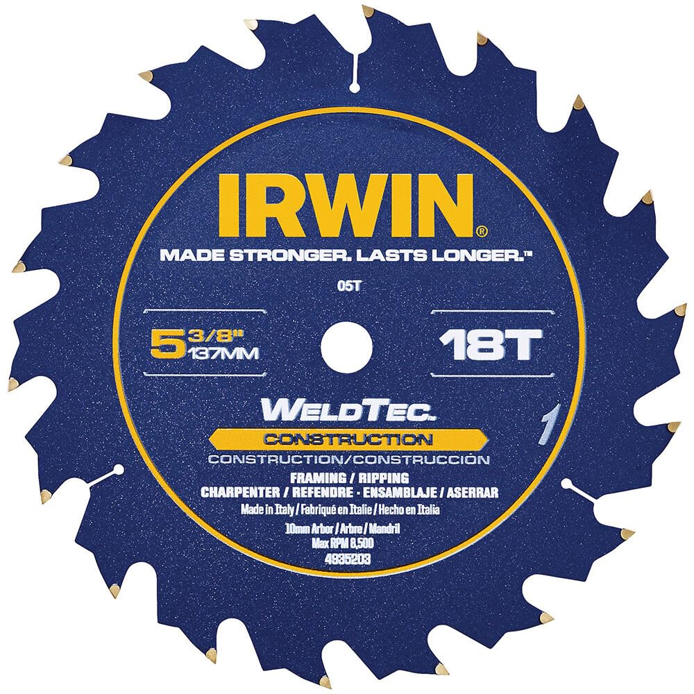 IRWIN 5-3/8" / 18-Tooth / 1 Miter Saw Blades