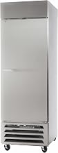 Beverage-Air HBR23-1-S 27" Horizon Series One Section Solid Door Reach-In Refrigerator 23 cu.ft. Capacity Stainless Steel Exterior and Interior with Bottom Mounted