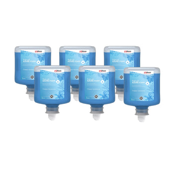 Deb Refresh Azure FOAM Wash 1000ml Refill – 33.8 Fl Oz (Pack of 6), blue, Pack of 6, Model AZU1L