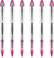 Uni-Ball uniball Vision Elite Rollerball Pen, Bold Point (0.8mm), Pink Ink, 6 Pens