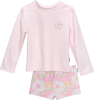 Gerber Baby Girls' Baby and Toddler Girls Long Sleeve Swimsuit