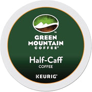 Green Mountain Coffee Roasters Half Caff, Single-Serve Keurig K-Cup Pods, Medium Roast Coffee, 24 Count