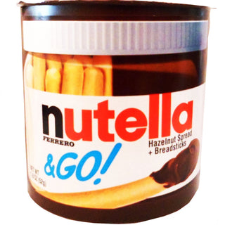 Ferrero & Go Hazelnut Spread with s Combo pack by Nutella – Combo Pack, Pack of 24, Model 564057