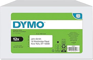 DYMO Authentic LabelWriter Standard Shipping Labels for LabelWriter Label Printers, White, 2-1/8'' x 4'' (30323), 12 Rolls of 220