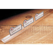 Clear Deli Runner by SHAW & SLAVSKY INC – Plastic, Clear, Model EASEL-1X24