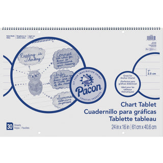 Chart Tablet by Pacon – Paper, White, Model 74630