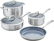 ZWILLING Spirit 3-ply 7-pc Stainless Steel Ceramic Nonstick Cookware Set