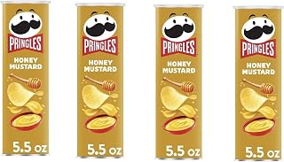 Pringles Potato Chips - 4 cans (Honey Mustard 5.5oz)