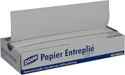 Dixie Heat-Resistant Interfolded Paper by GP PRO (Georgia-Pacific), White, HR12, 10.75" Width x 12" Length, 4,000 Count (400 Liners Per Box, 10 Boxes Per Case)