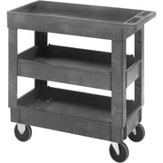Quantum Polymer Mobile Utility Cart by QUANTUM STORAGE SYSTEMS – Polymer, Gray, Model PC3518-33-3