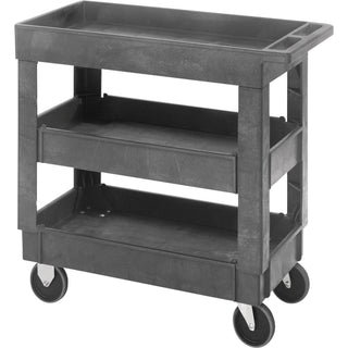 Quantum Polymer Mobile Utility Cart by QUANTUM STORAGE SYSTEMS – Polymer, Gray, Model PC3518-33-3