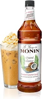 Monin Toasted Coconut Syrup| 2026 Flavor of the Year! (1 L)