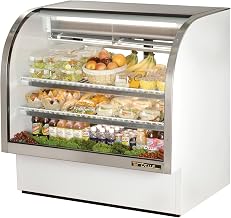True TCGG-48 Refrigerated Curved Glass Display, 48"