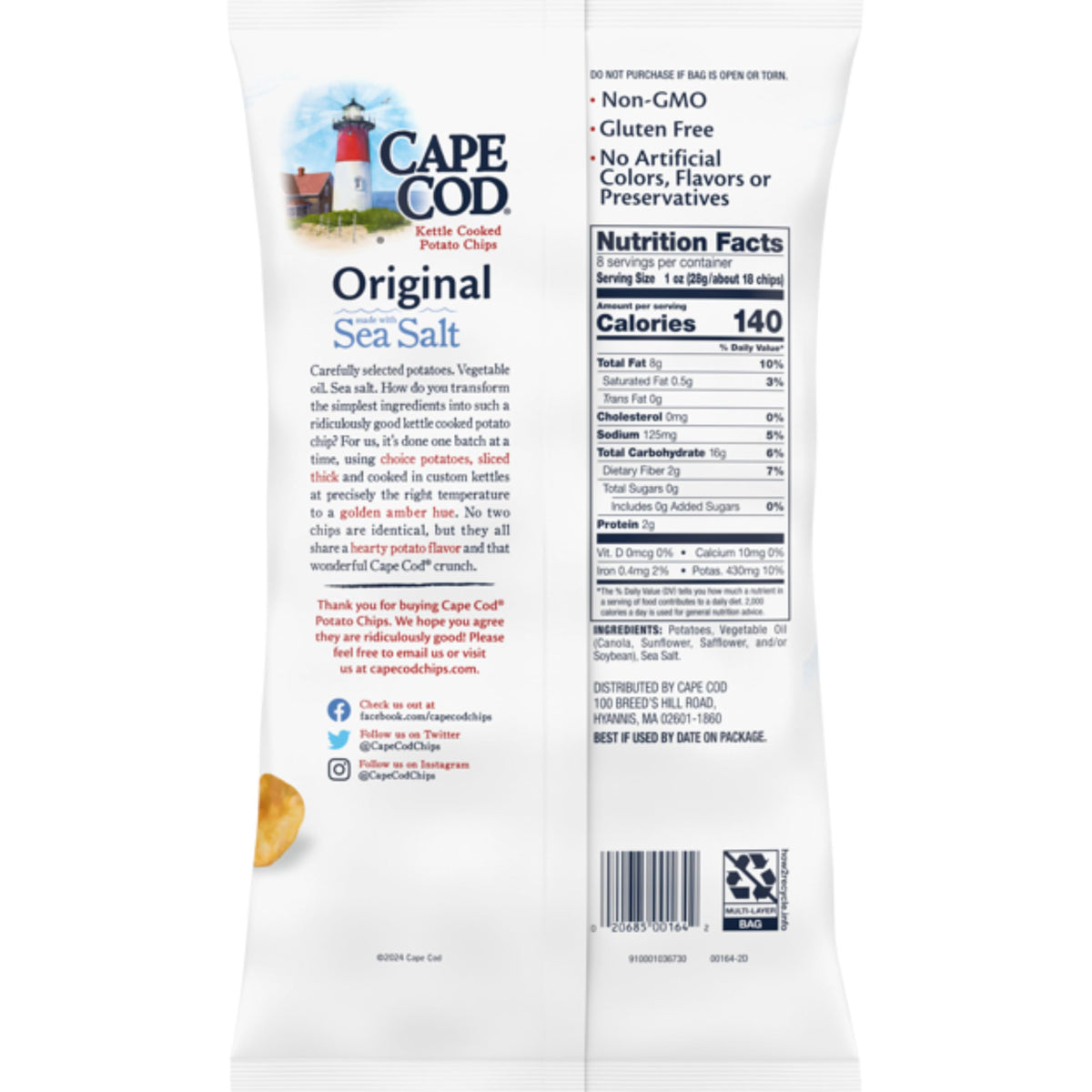 Cape Cod Original / 8 Ounce (Pack of 1) / 1 Potato